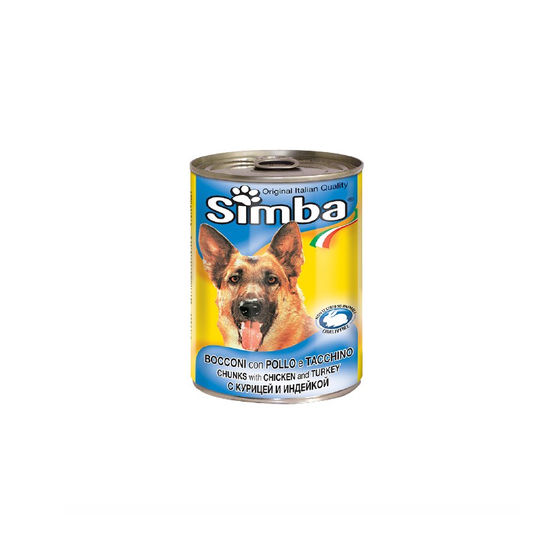 Simba Dog Food Pieces With Chicken And Turkey 415 G