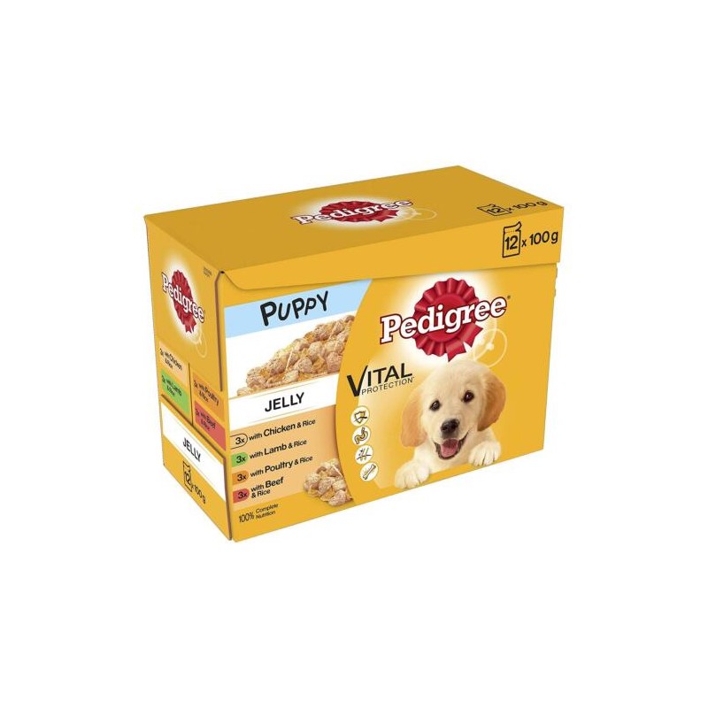 Pedigree Bio Protection Jelly Dog Food 100g *12
