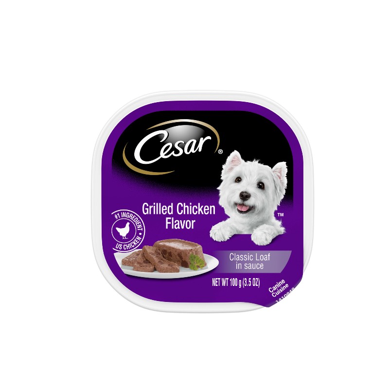 Caesar Grilled Chicken Meat Dog Food 100g
