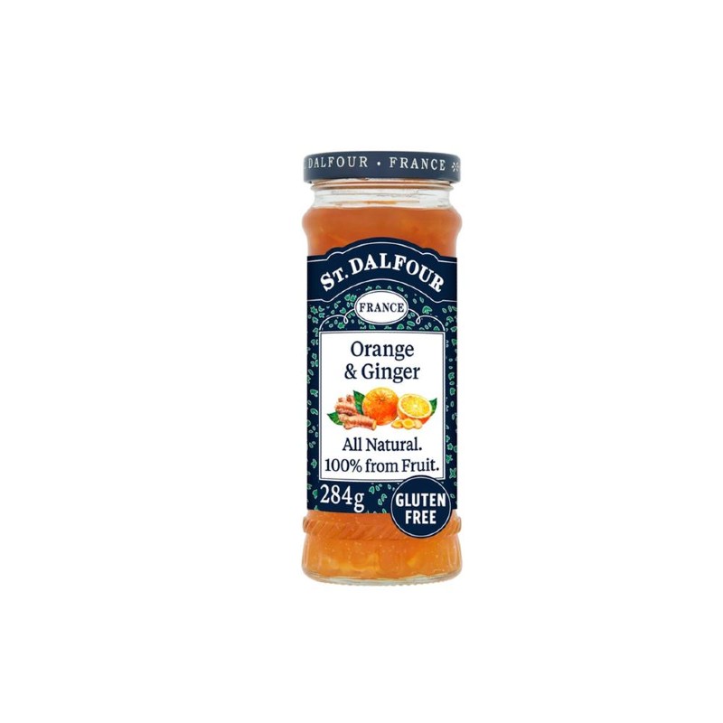 St Dalfour marmalade orange and ginger without sugar 284g