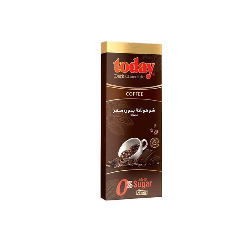 Today dark chocolate with coffee without added sugar 65g