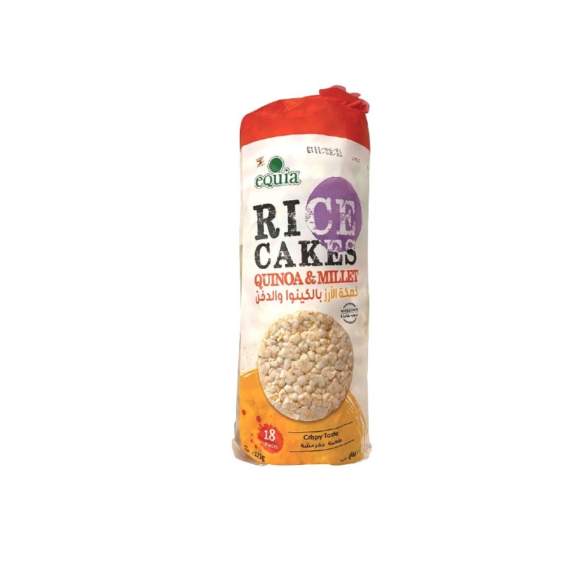 Equia rice cake with quinoa crunchy flavor * 18 / 125 g
