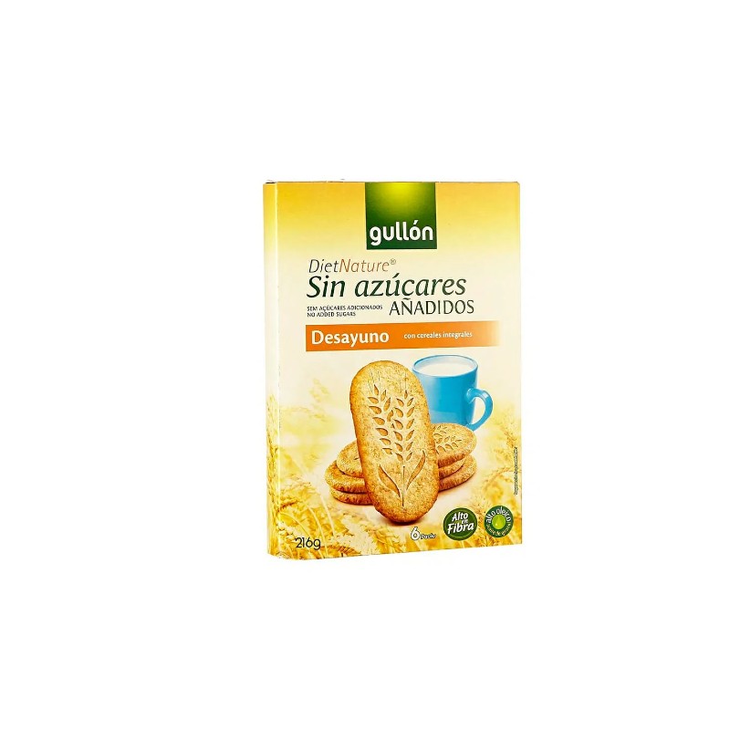 GULLON Breakfast Biscuits Whole Grain Sweetened Without Sugar 216g