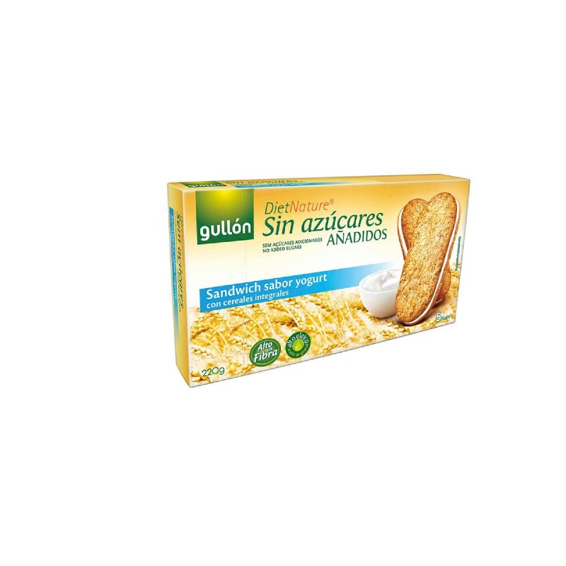 Gullon Diet Nature No Added Sugar Sandwich With Yogurt 5Pcs