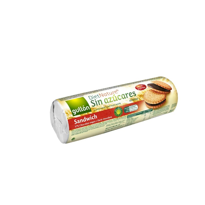 GULLON Biscuit stuffed with chocolate without sugar 250 g