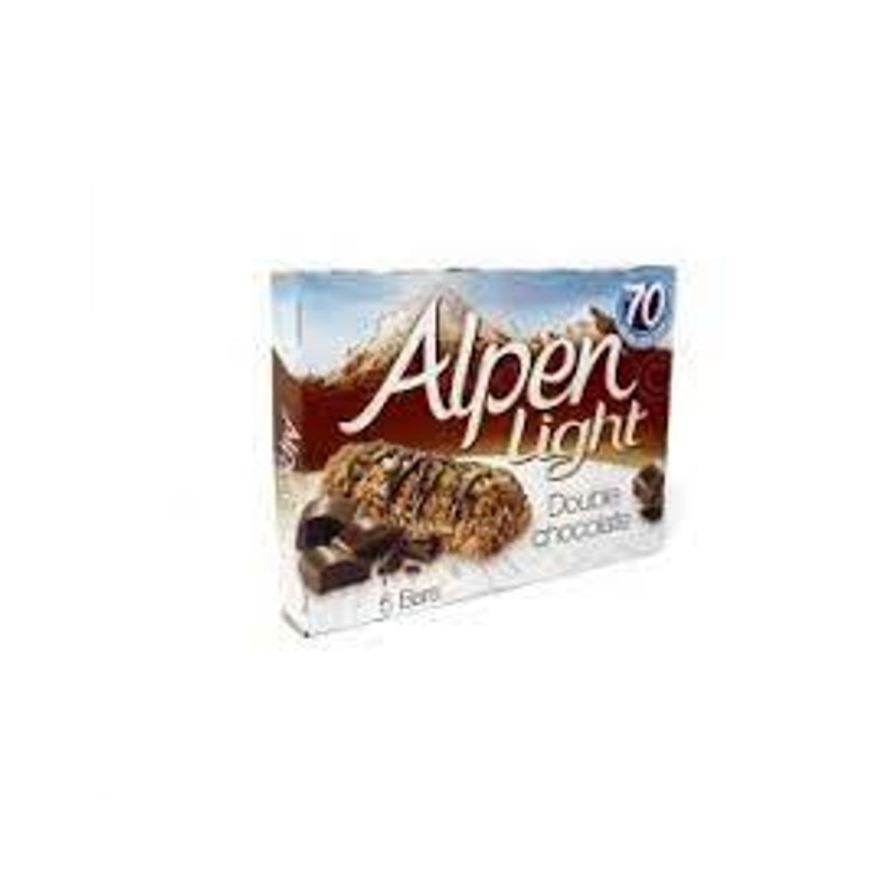 Alpen light muesli bar double chocolate 95 g